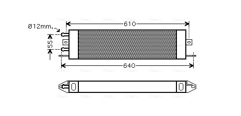 Oliekoeler motorolie Ava Cooling SC3021