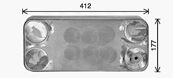 Ava Cooling Oliekoeler retarder SC3064