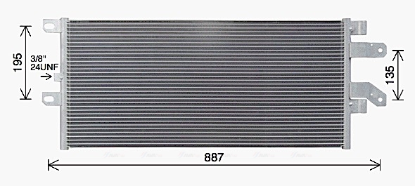 Airco condensor Ava Cooling SC5073