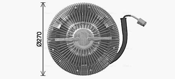 Visco-koppeling Ava Cooling SCC077