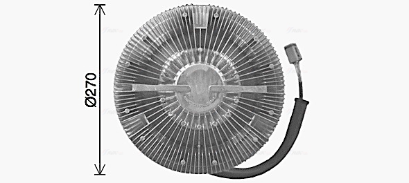 Ava Cooling Visco-koppeling SCC078