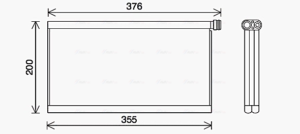 Airco verdamper Ava Cooling SCV061