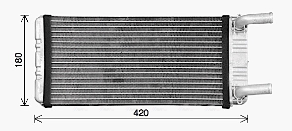 Kachelradiateur Ava Cooling SO6001