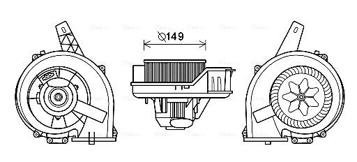 Kachelventilator Ava Cooling ST8044