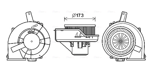 Kachelventilator Ava Cooling ST8047