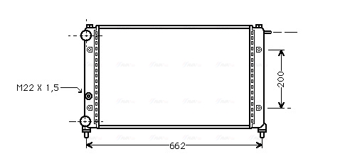 Radiateur Ava Cooling STA2008