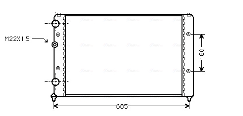 Radiateur Ava Cooling STA2031