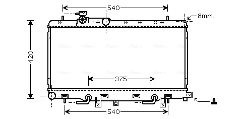 Radiateur Ava Cooling SU2051