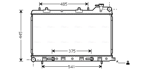 Radiateur Ava Cooling SU2075