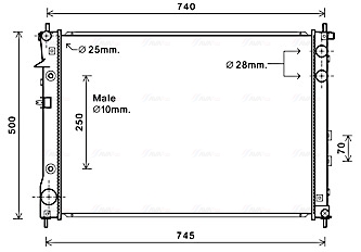 Radiateur Ava Cooling SU2091