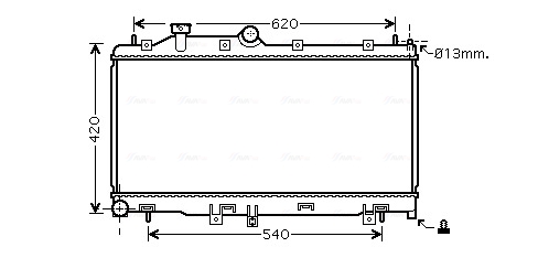 Radiateur Ava Cooling SU2097