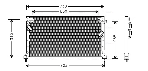 Airco condensor Ava Cooling SU5040