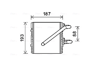 Kachelradiateur Ava Cooling SU6107