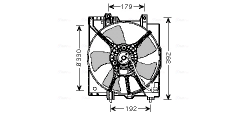 Ventilatorwiel-motorkoeling Ava Cooling SU7506