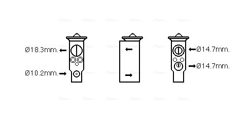Airco expansieklep Ava Cooling SZ1143