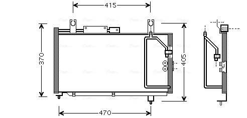 Airco condensor Ava Cooling SZ5067