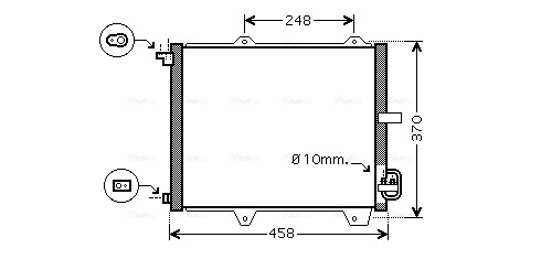 Airco condensor Ava Cooling SZ5088