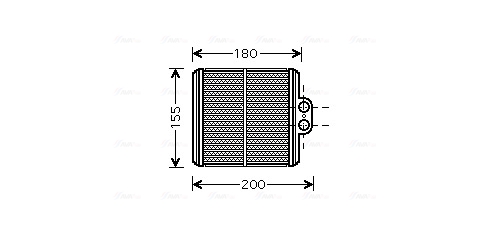 Kachelradiateur Ava Cooling SZ6093