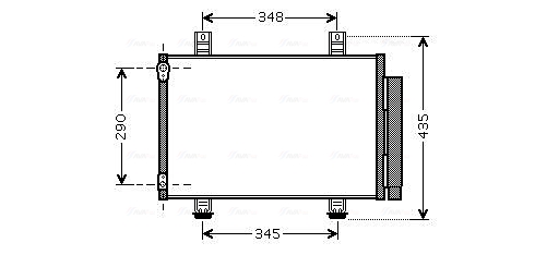 Airco condensor Ava Cooling SZA5087D