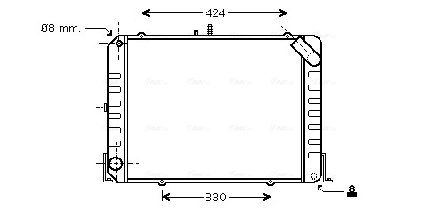 Radiateur Ava Cooling TO2139