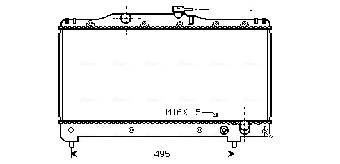 Radiateur Ava Cooling TO2163