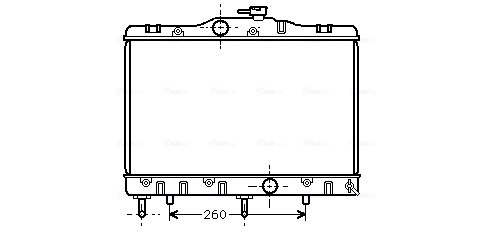 Radiateur Ava Cooling TO2173
