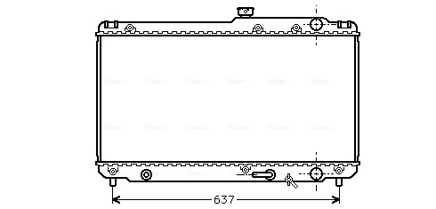 Radiateur Ava Cooling TO2187