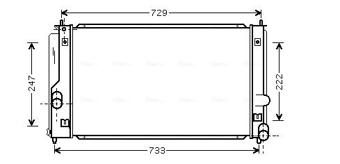 Radiateur Ava Cooling TO2295