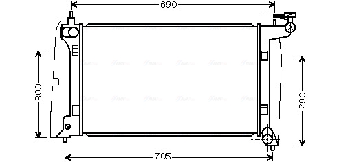 Radiateur Ava Cooling TO2302