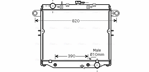 Radiateur Ava Cooling TO2329