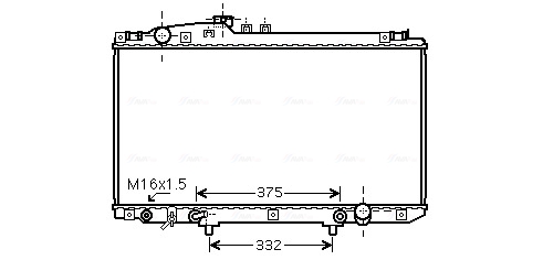 Radiateur Ava Cooling TO2337