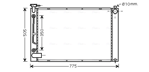Radiateur Ava Cooling TO2343