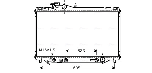 Radiateur Ava Cooling TO2345