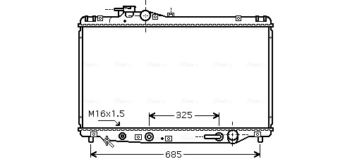 Radiateur Ava Cooling TO2346