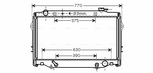 Radiateur Ava Cooling TO2376