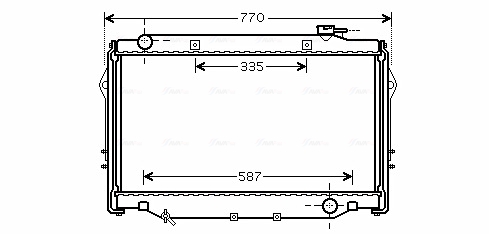 Radiateur Ava Cooling TO2377