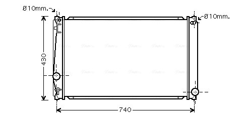 Radiateur Ava Cooling TO2418