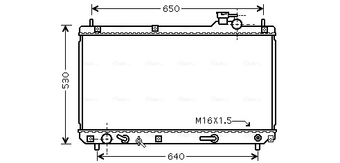 Radiateur Ava Cooling TO2457