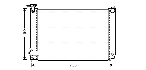 Radiateur Ava Cooling TO2462