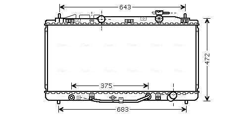 Radiateur Ava Cooling TO2473