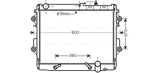 Radiateur Ava Cooling TO2490