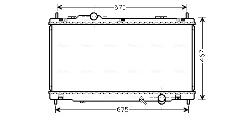 Radiateur Ava Cooling TO2495