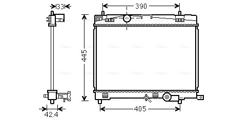 Radiateur Ava Cooling TO2498