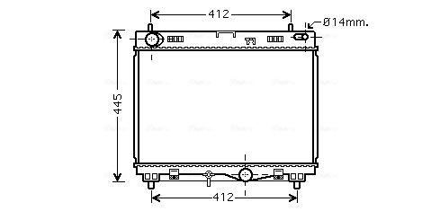 Radiateur Ava Cooling TO2499