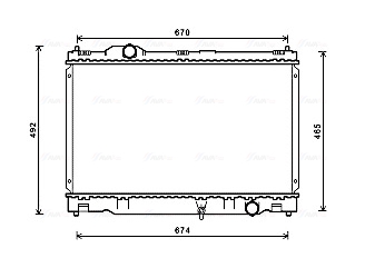 Radiateur Ava Cooling TO2669