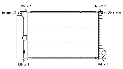 Radiateur Ava Cooling TO2691