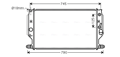 Radiateur Ava Cooling TO2704