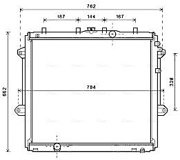 Radiateur Ava Cooling TO2736