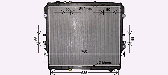 Ava Cooling Radiateur TO2752