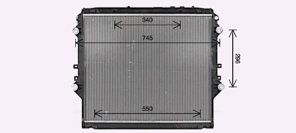 Ava Cooling Radiateur TO2757